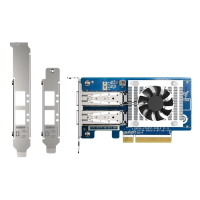 SCHEDA DI RETE QNAP QXG-25G2SF-CX6 DUAL-PORT SFP28 25GBE-PCIE GEN4X8-LOW PROFILE