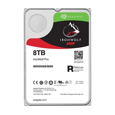 HARD DISK SATA3 3.5'' X NAS 8000GB(8TB) SEAGATE IRONWOLF PRO ST8000NE001 7200RPM CACHE 256MB