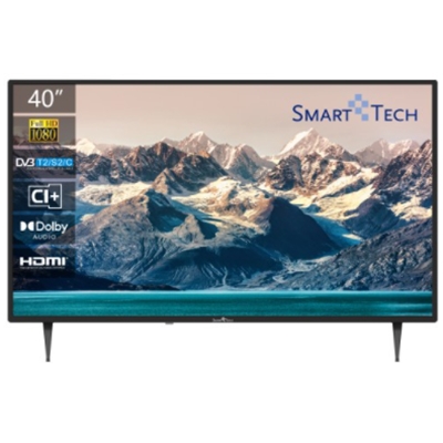 TV LED SMART-TECH 40'' 40FN10T2 DVB-T2/S2 FHD 1920X1080 BLACK CI SLOT HM 3XHDMI VGA USB VESA