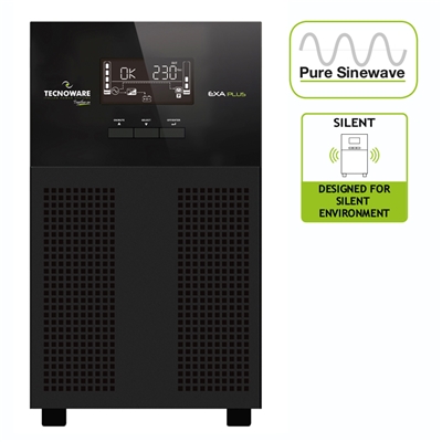 UPS TECNOWARE EXA-PLUS 4500 FGCEXAPL4502IEC 4500VA/3150W LCD SINUSOIDALE +AVR +USB/RS232 XSW(WEB)