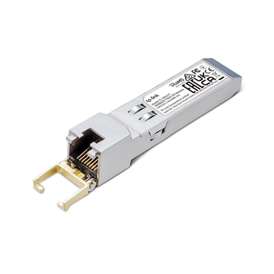 MODULO TP-LINK TL-SM331T 1000BASE-T RJ45 SFP 1000MBPS RJ45 COPPER TRANSCEIVER, PLUG AND PLAY WITH SFP SLOT, UP TO 100MT