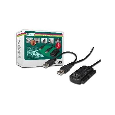 ADATTATORE DA USB2.0 A IDE E SATA DIGITUS DA70148 CON ADATT.DI ALIM.220/12 VOLT -  EAN: 4016032311287