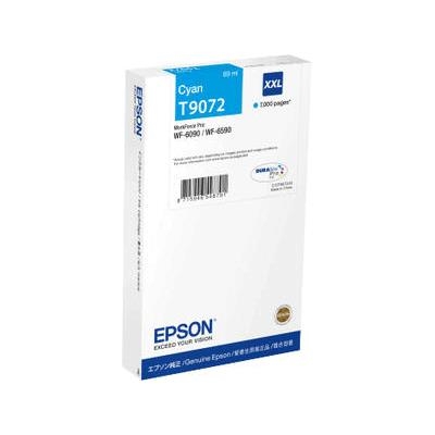 CARTUCCIA EPSON T9072 XXL C13T907240 CIANO 7.000PG X WF-6XXX WF-6090DW/6590DWF