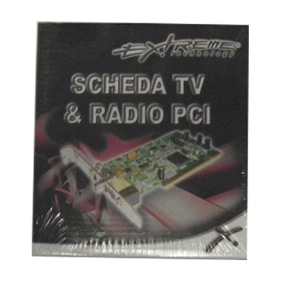 SCHEDA TV TUNER PCI EXTREME TELECOMANDO RADIO