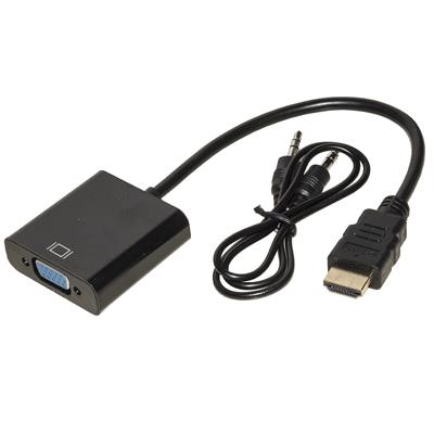 ADATTATORE HDMI M/VGA F CM.15 LINK LKADAT10 CON PRESA AUDIO 3.5MM - EAN: 8028400039309