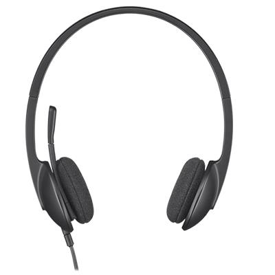 CUFFIA+MICROFONO LOGITECH RETAIL HEADSET H340 USB P/N 981-000475