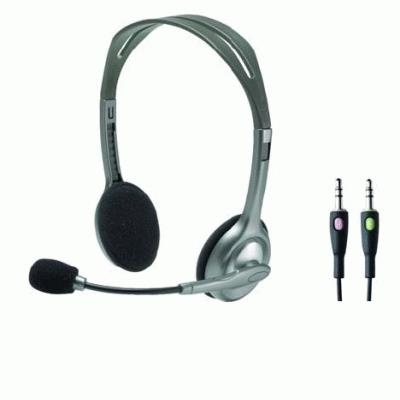 CUFFIA+MICROFONO LOGITECH RETAIL HEADSET H110 JACK STEREO P/N 981-000271