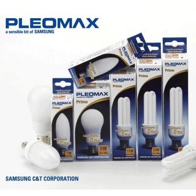 LAMPADA BC PLEOMAX/SAMSUNG E27 GLOBE  7W-290LM (30W) L-WARM SCATOLA 8801790365513