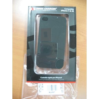 CUSTODIA X APPLE IPHONE4 SCP80001 SWISS CHARGER MODELLO RIGIDO