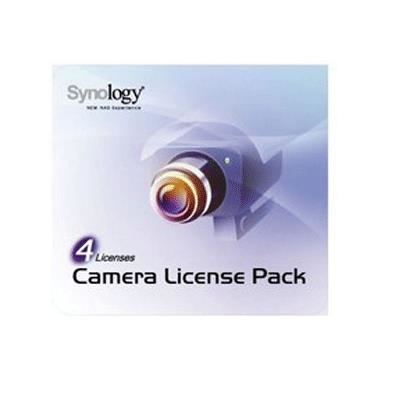 CAMERA DEVICE LICENSE SYNOLOGY PACK 4 (4 LICENZE) CARTACEA