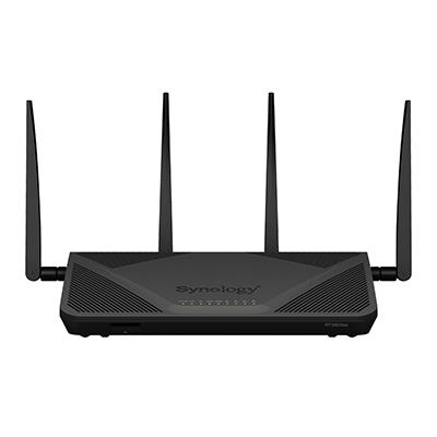 WIRELESS ROUTER SYNOLOGY RT2600AC  DUALBAND  800M 2.4GHZ/1.73G 5GHZ 11BGN 4P LAN GIGA 2P USB - GAR.2 ANNI