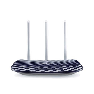 WIRELESS AC750 ROUTER DUAL BAND TP-LINK ARCHER C20  5GHZX433MBPS/2.4GHZX300MBPS 802.11AC/A/B/G/N 1P WAN+4P LAN 10/100