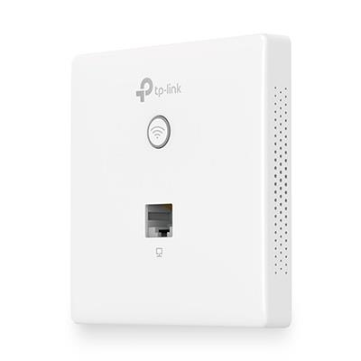 WIRELESS N WALL-PLATE ACCESS POINT 300M TP-LINK EAP115-WALL 1P 10/100 LAN,802.3AF POE, MULTI-SSID, 2 ANTENNE  INTERNE