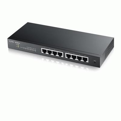 SWITCH 8P LAN GIGABIT ZYXEL ZYXGS-1900-8/GS1900-8-EU0101F WEB MANAGED -SUPP.IPV6,VLAN  -GARANZIA A VITA