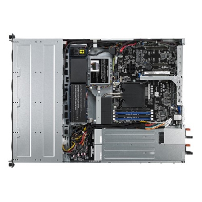 BAREBONE SERVER ASUS 1U RS300-E10-RS4 1XLGA1151 4XDDR4 ECC MAX64GB 4HD/HS 6XSATA3 2XM.2 RAID 0,1,5,10 4XGLAN VGA 1+1 450W RED.