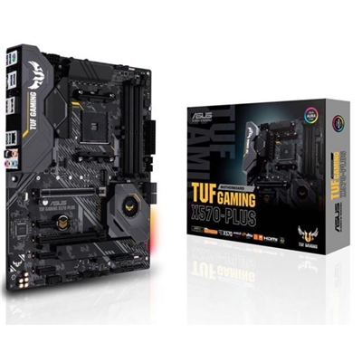 MB ASUS TUF GAMING X570-PLUS LGA AM4 X570 AMD 4XDDR4DC-4400O.C. 1PCIE4.0X16 VGA 8SATA3R M.2 USB3.2 ATX 90MB1180-M0EAY0