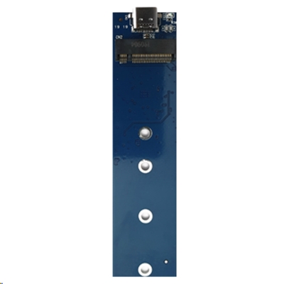BOX EST.X SSD ATLANTIS A06-M2-SATA-01 DI TIPO M2.SATA CONN.TYPE-C USB3.1 - ALLUMINIO NERO