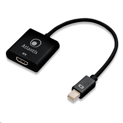 CAVO ADATTATORE DISPLAYPORT MINI DP-HDMI ATLANTIS A04-MINIDP_HDMI 17CM RISOL.1920X1080@60HZ