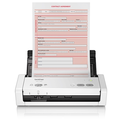 SCANNER BROTHER ADS-1200 DOCUMENTALE (DUAL CIS) A4 CARIC. DALL ALTO 25PPM/50IPM ADF USB, SCANS TESSERE 