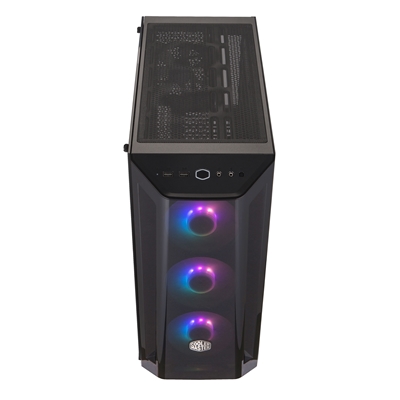 CABINET ATX MIDI TOWER COOLER MASTER MCB-B520-KGNN-RGA MASTERBOX MB520 ARGB NERO ATX 2X3.5/2.5 4X2.5 2XUSB3.2 LATO TRASP. NOALIM