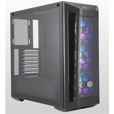 CABINET ATX MIDI TOWER COOLER MASTER MCB-B511D-KGNN-RGA MASTERBOX MB511 BLACK ATX 2X3.5/2.5 2XUSB3.0 ARGB LATO TRASP. NOALIM.