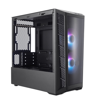 CABINET COOLER MASTER MCB-B320L-KGNN-S01 MASTERBOX MB320L NERO MICRO-ATX 4SLOT 2X3.5 2X2.5 2USB3.2 2XFAN-ARGB NO ALIM