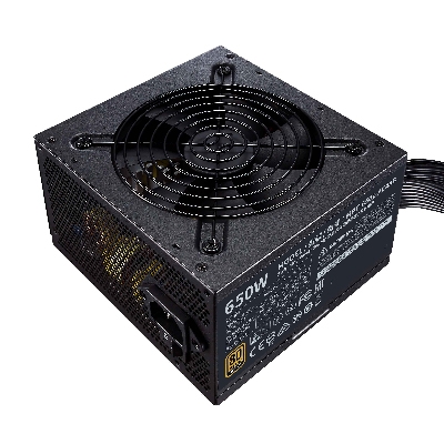 ALIMENTATORE ATX 650W COOLERMASTER BRONZE V2 MPE-6501-ACAAB-EU  PFC ATTIVO 80+BRONZE 240VAC FAN120MM CAVO EU