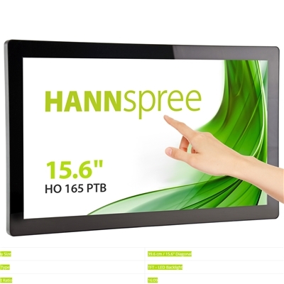 MONITOR OPEN FRAME M-TOUCH HANNSPREE LCD LED 15.6