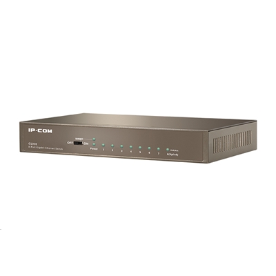 SWITCH 8P LAN GIGABIT IP-COM G1008 - METALLO - GARANZIA 5 ANNI