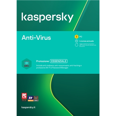 KASPERSKY BOX ANTIVIRUS 2020 -- 1PC (KL1171T5AFS-20SLIM) FINO:30/06