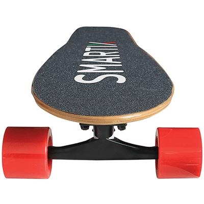 SKATE SHORT SMARTIX SM99-F14BT NERO/ROSSO BLUETOOTH SUPP.FINO 100KG- DIST.PERC.10KM-VEL.MAX 15KM/H-RICARICA 90 -MOD.CONTR.-350W