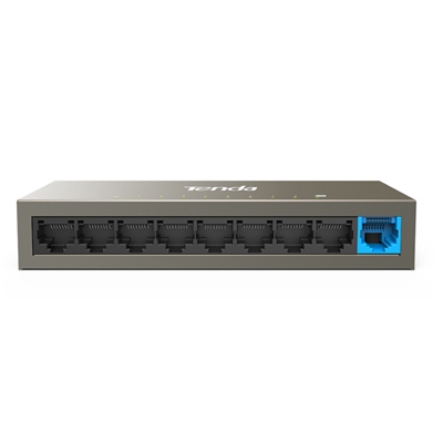 SWITCH 8P LAN 10/100M + 1P 10/100/1000M TENDA TEF1109DT DESKTOP - METALLO  - GARANZIA 3 ANNI
