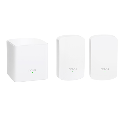 WIRELESS ROUTER AC1200 HOME MESH TENDA NOVA MW5(3 PACK) DUALBAND -1P GIGABIT 1P  WAN- 2 ANT. OMNI DIREZIONALI