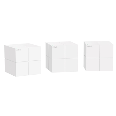 WIRELESS ROUTER AC1200 HOME MESH TENDA NOVA MW6(3 PACK) DUALBAND -2P ETHERNET - COPERT. 400M2