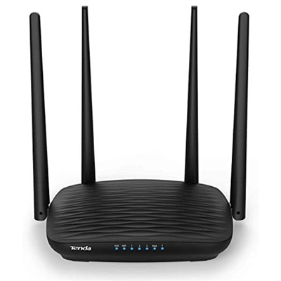 WIRELESS AC1200 ROUTER DUAL BAND TENDA AC5  5GHZX867MBPS/2.4GHZX300MBPS -1P WAN 10/100+3P 10/100-4ANT.  - GARANZIA 3 ANNI