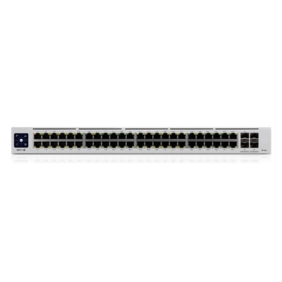 SWITCH 48P POE LAN GIGABIT UBIQUITI USW-PRO-48-POE GEN2 600W CONFIG. CON RIL.AUT. POE+8023AT E POE++802.3BT - 2P SFP+