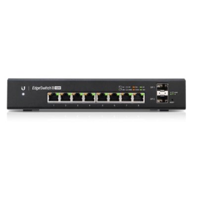 SWITCH 8P LAN GIGABIT UBIQUITI EDGESWITCH ES-8-150W 2P SFP 150W POE