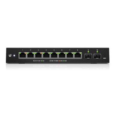 SWITCH 8P LAN GIGABIT UBIQUITI L2 EDGEMAX ES-10XP 2X SFP- POE OUT