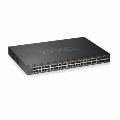 SWITCH ZYXEL GS192048HPV2-EU0101F 44P GIGA POE +4P DUAL GIGABIT+2P SFP, IPV6,VLAN, NEBULAFLEX RACK 19