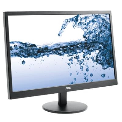 MONITOR AOC LCD LED 21.5'' WIDE E2270SWDN 5MS FHD 700:1 BLACK VGA DVI VESA FINO:31/05