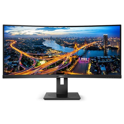 MONITOR PHILIPS LCD CURVED LED 34'' 21:9 346B1C/00 5MS MM UHD 3000:1 BLACK PIVOT HDMI DP USB-C 4XUSB VESA 3Y FINO:31/05