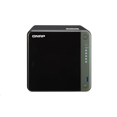 NAS QNAP TS-453D-4G 4HD 3,5''/2,5'' SATA6G>NO HD<2PX2.5GBE SUPP.5GBE & 10GBE-5P USB3.0-4GBDDR4 SO-DIMM-QUADCORE INTEL C FINO:31/05