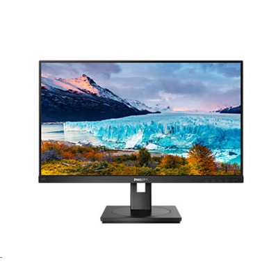 MONITOR PHILIPS LCD IPS LED 23.8'' WIDE 242S1AE/00 4MS SOFTBLUE MM FHD 1000:1 BLACK PIVOT VGA DVI HDMI DP VESA FINO:31/05