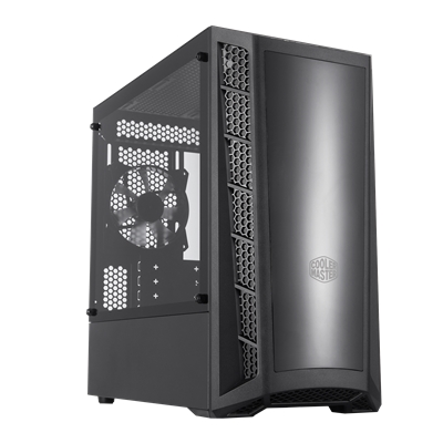 CABINET ATX MINI TOWER COOLER MASTER MCB-B320L-KGNN-S00 MASTERBOX MB320L NERO MATX 2X3.5 2X2.5 2XUSB3.2 LATO TRASP. NOALIM