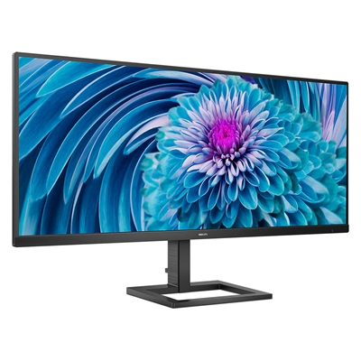 MONITOR PHILIPS LCD IPS LED 34'' 21:9 345E2AE/00 4MS SOFTBLUE MM UHD 1000:1 BLACK 2XHDMI DP VESA FINO:31/05