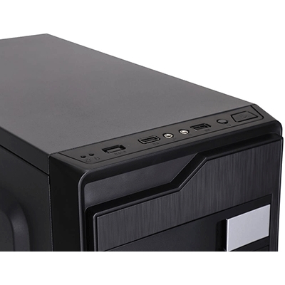 CABINET ITEK ATX MIDDLE TOWER MODELLO WINCO - ALIM 500W - 2XUSB3 FRONT - NERO EFFETTO SPAZZOLATO (ITOCWSTU3)