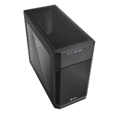 CABINET MICRO ATX SHARKOON V1000 WINDOW NERO 4SLOT 45X19,5X40,2CM 2X5,25