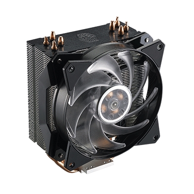 VENTOLA X CPU COOLER MASTER MAP-T4PN-220PC-R1 MASTERAIR MA410P INTEL LGA775/2066 AMD AM4/FM2+ 12X12X2.5CM 6-30DBA 650-2000RPM 4P