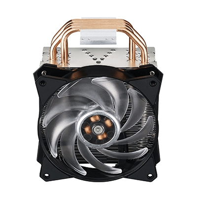 VENTOLA X CPU COOLER MASTER MAP-T4PN-220PC-R1 MASTERAIR MA410P INTEL LGA775/2066 AMD AM4/FM2+ 12X12X2.5CM 6-30DBA 650-2000RPM 4P