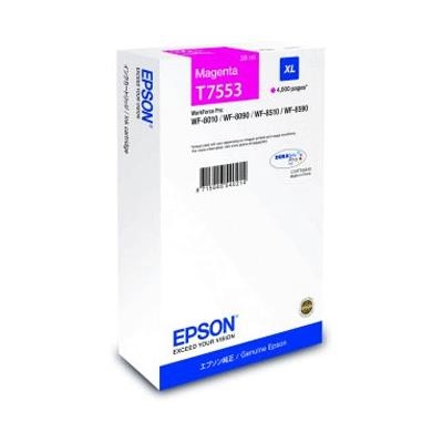 CARTUCCIA EPSON T7553 XL C13T755340 MAGENTA 4.000PG. X WF-8010DW/WF-8510DWF 4000PG